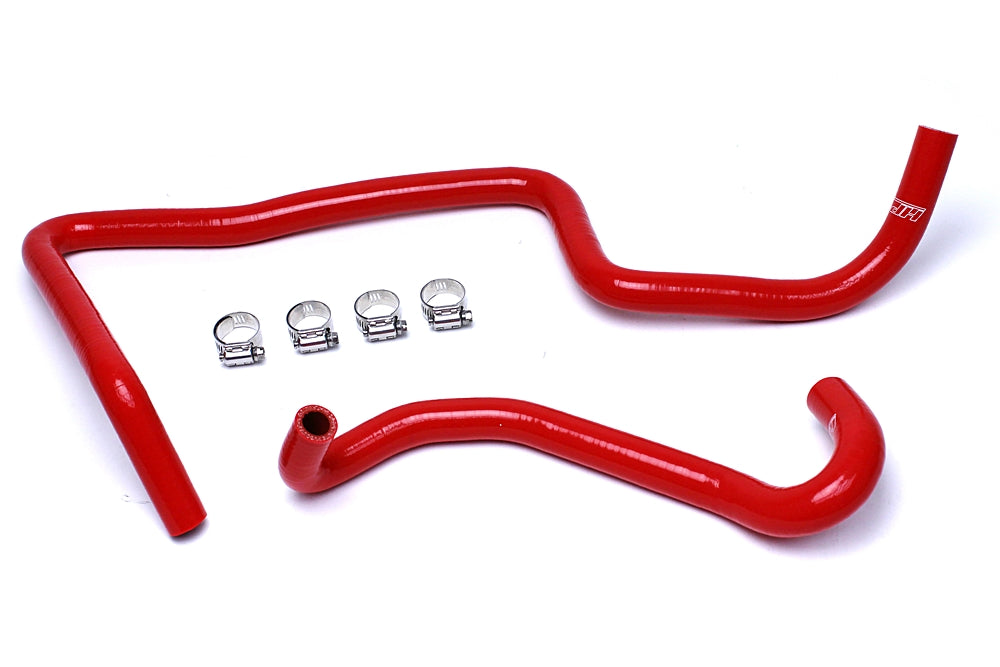 HPS Performance HPS Red Reinforced Silicone Heater Hose Kit Coolant Jeep 06-10 Commander 5.7L V8 Without Rear A/C