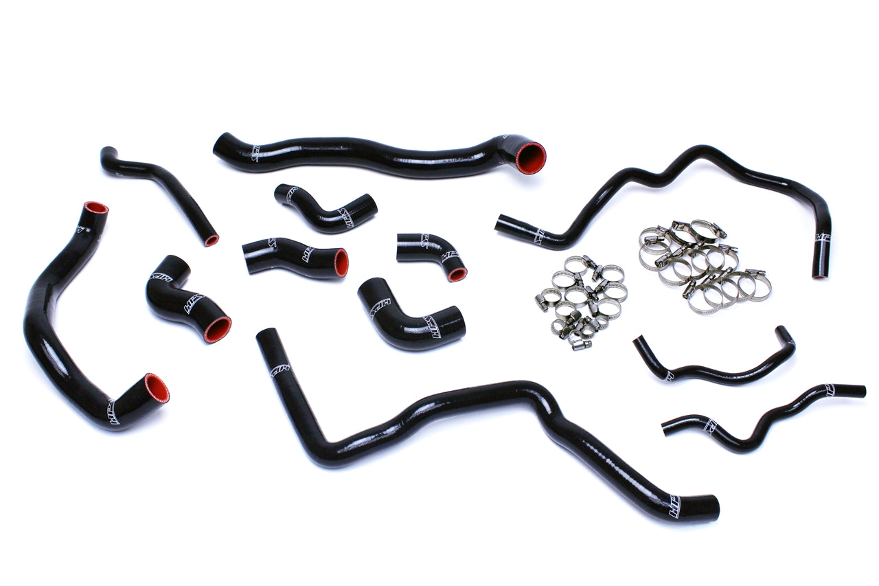 HPS Performance HPS Reinforced Black Silicone Radiator Hose Kit Coolant Audi 06-08 A3 2.0T Turbo FSI Left Hand Drive