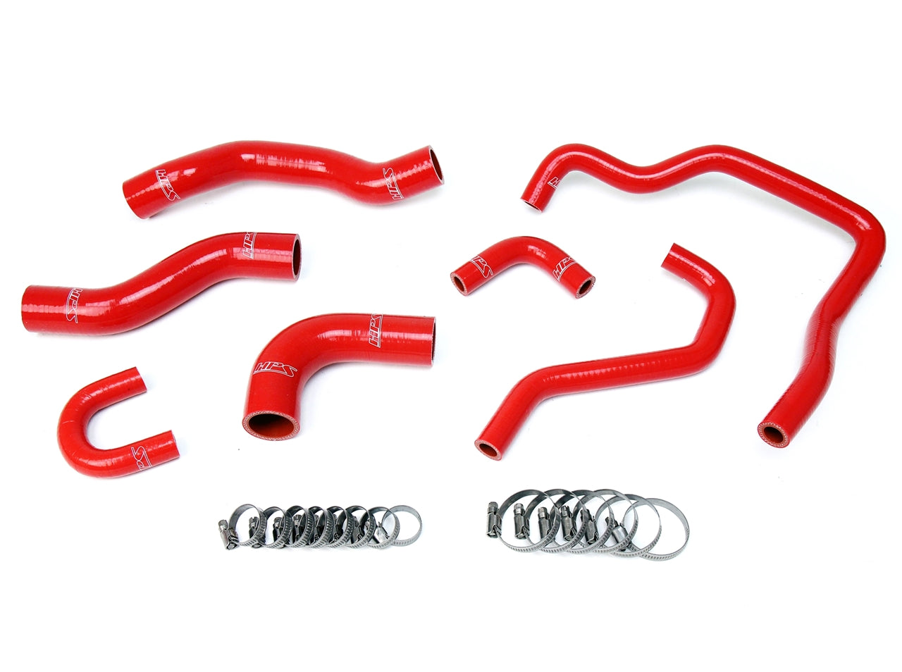 HPS Performance HPS Reinforced Red Silicone Radiator + Heater Hose Kit Coolant Toyota 89-95 4Runner 22RE Non Turbo EFI LHD