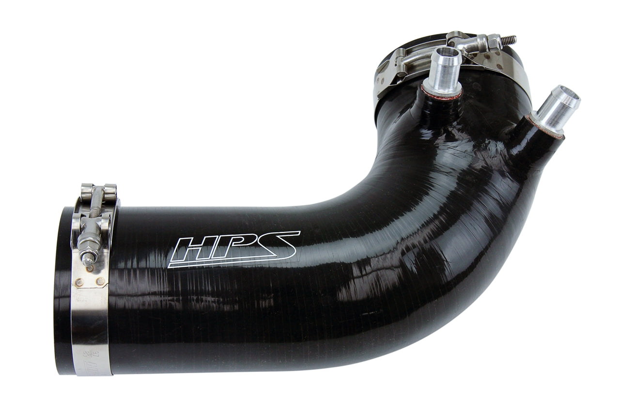 HPS Performance HPS Black Reinforced Silicone Post MAF Air Intake Hose Kit Lexus 2016 GSF GS F V8 5.0L