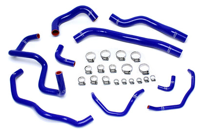 HPS Performance Products HPS Blue Reinforced Silicone Radiator + Heater Hose Kit Coolant Mazda 06-07 Mazdaspeed 6 2.3L Turbo