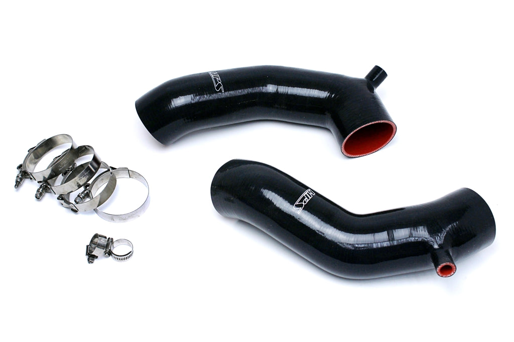 HPS Performance Products HPS Black Reinforced Silicone Post MAF Air Intake Hose Kit Infiniti 14-16 Q70 5.6L V8