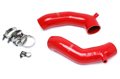 HPS Performance Products HPS Red Reinforced Silicone Post MAF Air Intake Hose Kit Infiniti 14-16 Q70 5.6L V8