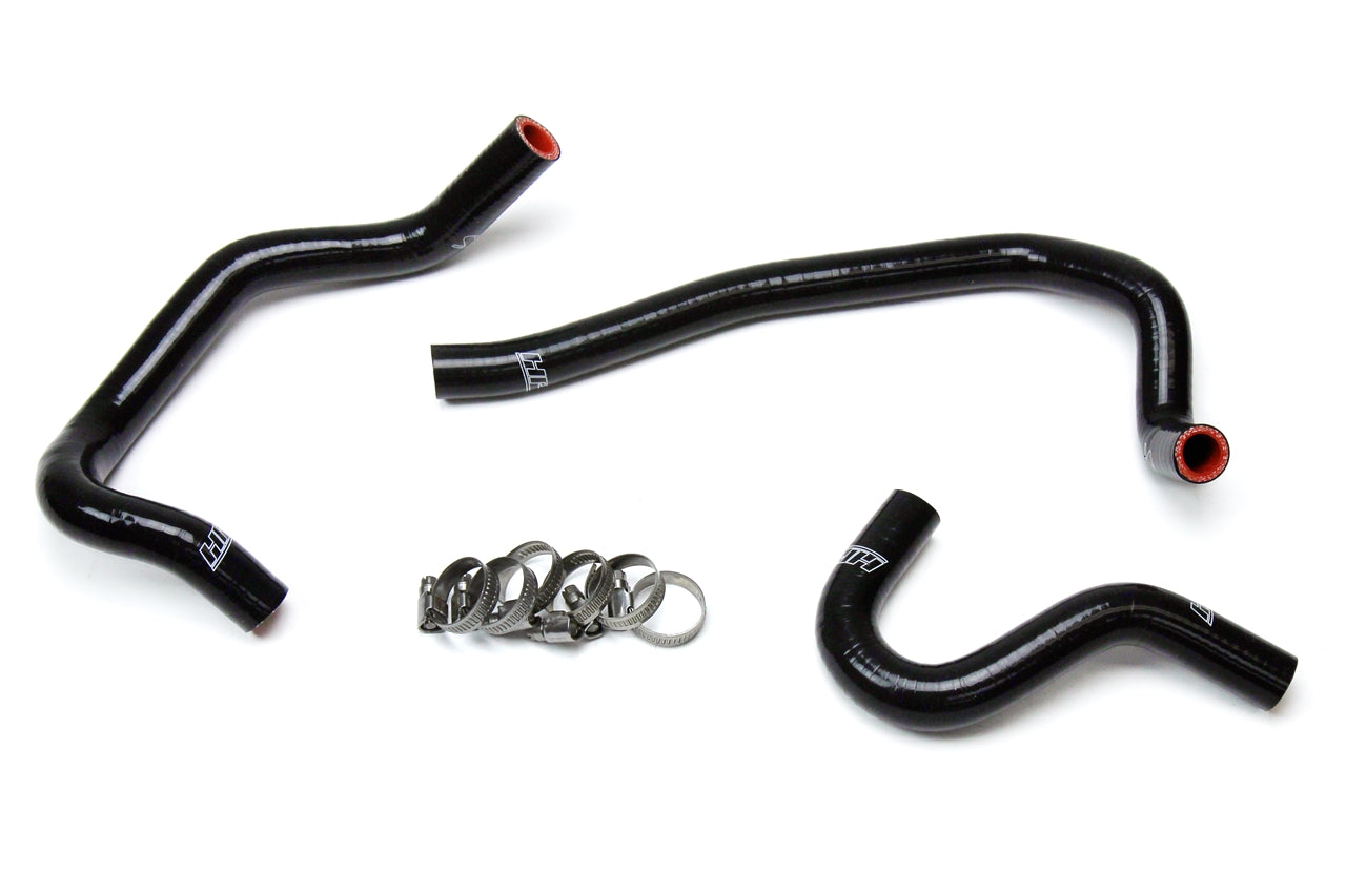 HPS Performance HPS Silicone Heater Coolant Hose Kit 1986-1992 Toyota Supra MK3 Turbo & NA with 7MGE / 7MGTE - Left Hand Drive ONLY, Black 57-1520-BLK