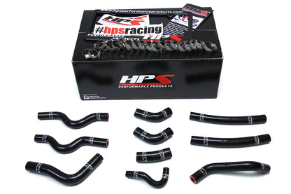 HPS Performance Products HPS Black Reinforced Silicone Heater Hose Kit Coolant Lexus 98-07 LX470 4.7L V8