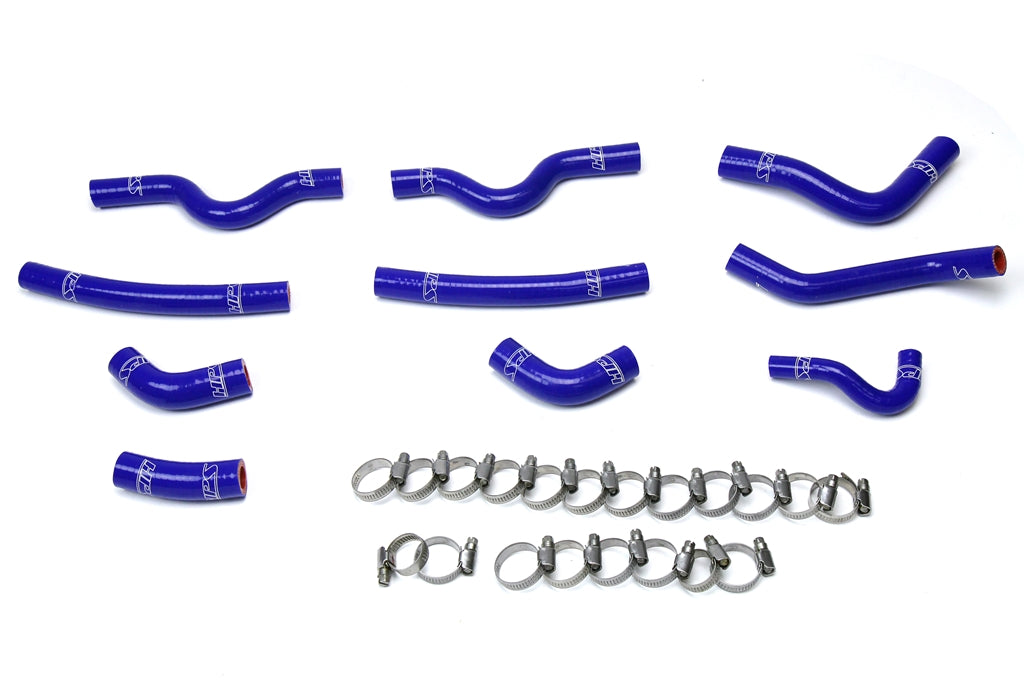 HPS Performance Products HPS Blue Reinforced Silicone Heater Hose Kit Coolant Lexus 98-07 LX470 4.7L V8