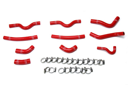 HPS Performance Products HPS Red Reinforced Silicone Heater Hose Kit Coolant Lexus 98-07 LX470 4.7L V8