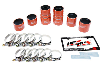 HPS Performance Products HPS High Temp Reinforced Silicone Intercooler Hose Boots Kit Ford 2000-2003 Excursion 7.3L PowerStroke Diesel