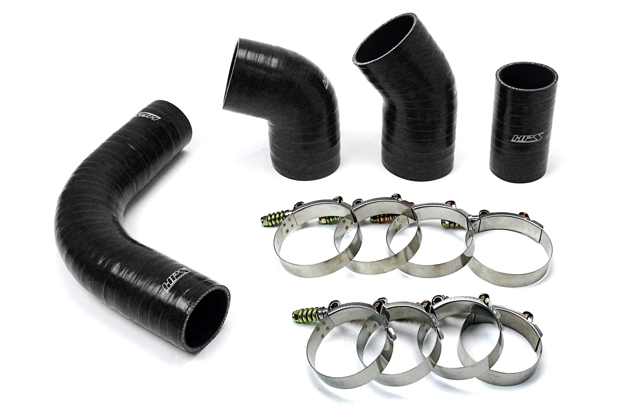 High Temp Aramid Reinforced Silicone Intercooler Hose Boots Kit Chevy 2002-2004 Silverado 2500 HD 6.6L Duramax LB7 Diesel