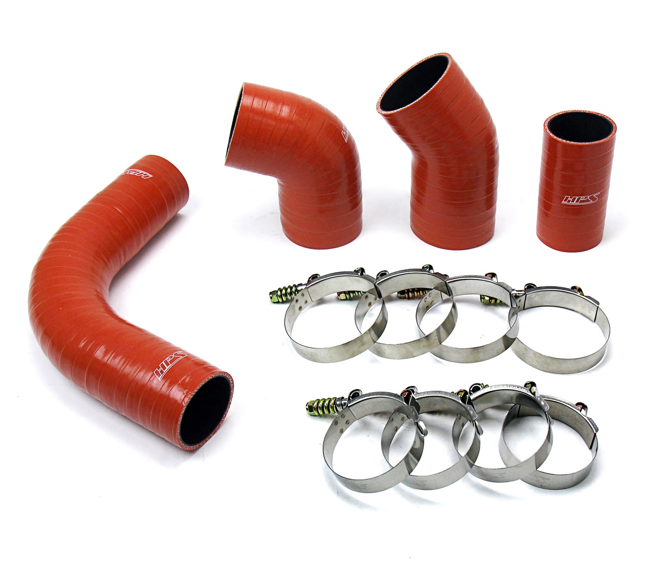 High Temp Aramid Reinforced Silicone Intercooler Hose Boots Kit Chevy 2002-2004 Silverado 3500 6.6L Duramax LB7 Diesel