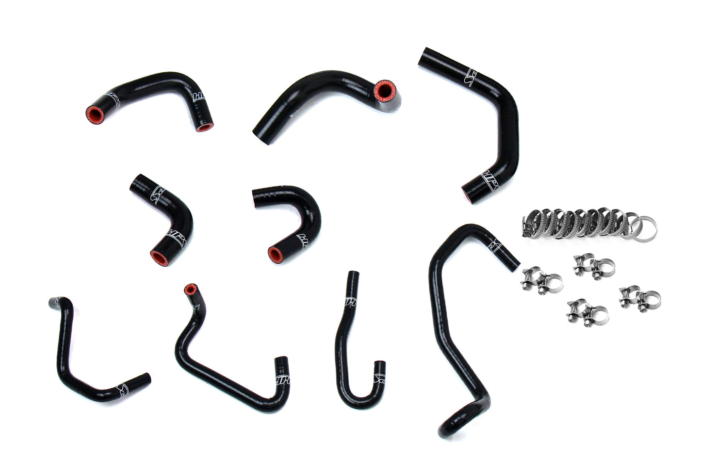 HPS Performance Products Silicone Ancillary Coolant Hose Kit 2016-2023 Toyota Tacoma 3.5L V6, 57-1581A