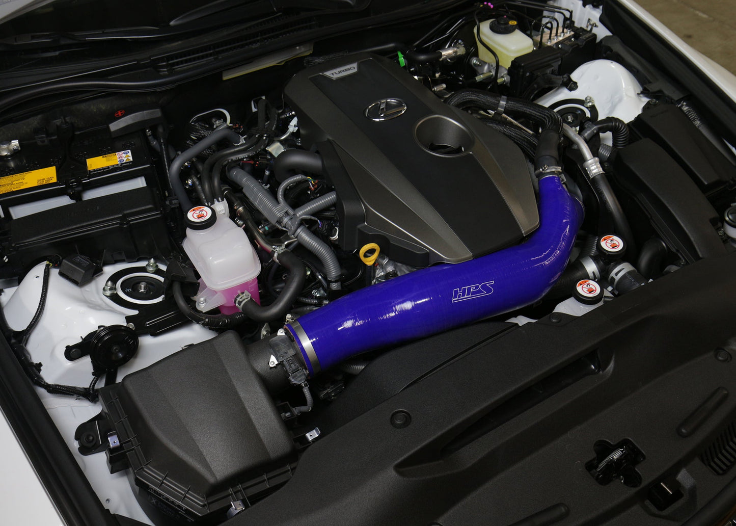 HPS Performance HPS Blue Reinforced Silicone Post MAF Air Intake Hose Kit Lexus 2018-2019 IS300 2.0L Turbo
