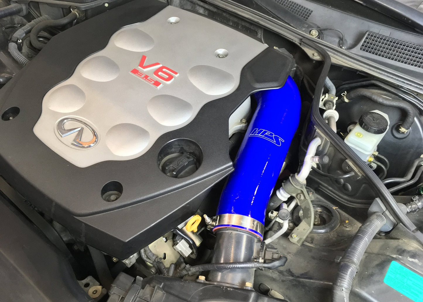 HPS Performance HPS Silicone Post MAF Air Intake Hose Kit Infiniti 03-06 G35 Sedan 3.5L V6, 57-1592