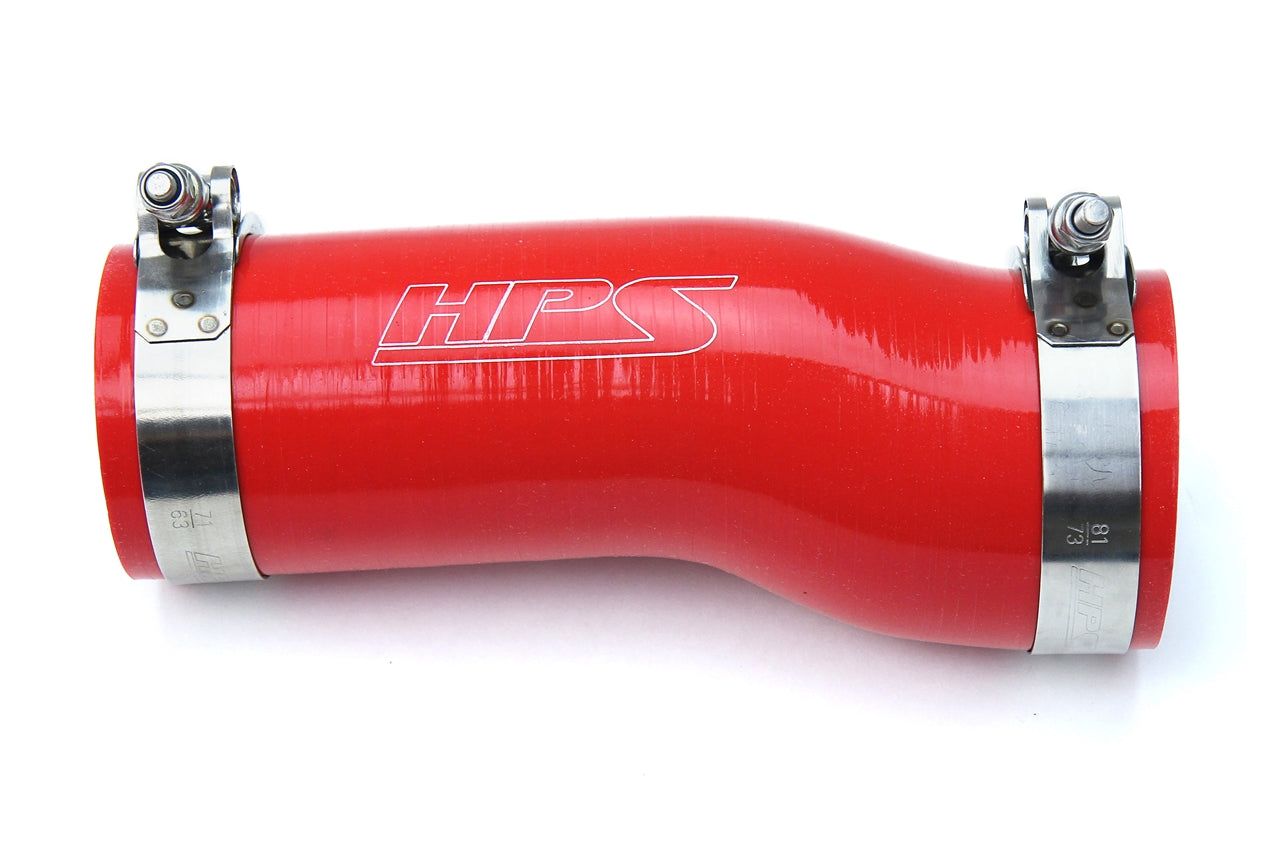 HPS Performance HPS Red Reinforced Silicone Post MAF Air Intake Hose Kit Honda 17-18 Civic Si 1.5L Turbo