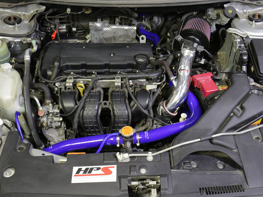 HPS Performance Products HPS Blue Reinforced Silicone Radiator + Heater Hose Kit Mitsubishi 08-17 Lancer 2.0L 2.4L DE ES GTS