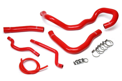 HPS Performance HPS Red Reinforced Silicone Radiator + Heater Hose Kit Mitsubishi 08-17 Lancer 2.0L 2.4L DE ES GTS