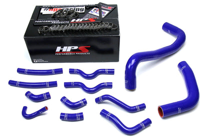 HPS Performance Products HPS Blue Reinforced Silicone Radiator + Heater Hose Kit Coolant Lexus 98-07 LX470 4.7L V8