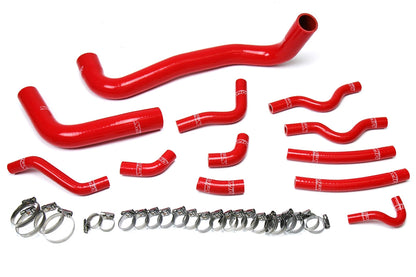 HPS Performance Products HPS Red Reinforced Silicone Radiator + Heater Hose Kit Coolant Lexus 98-07 LX470 4.7L V8