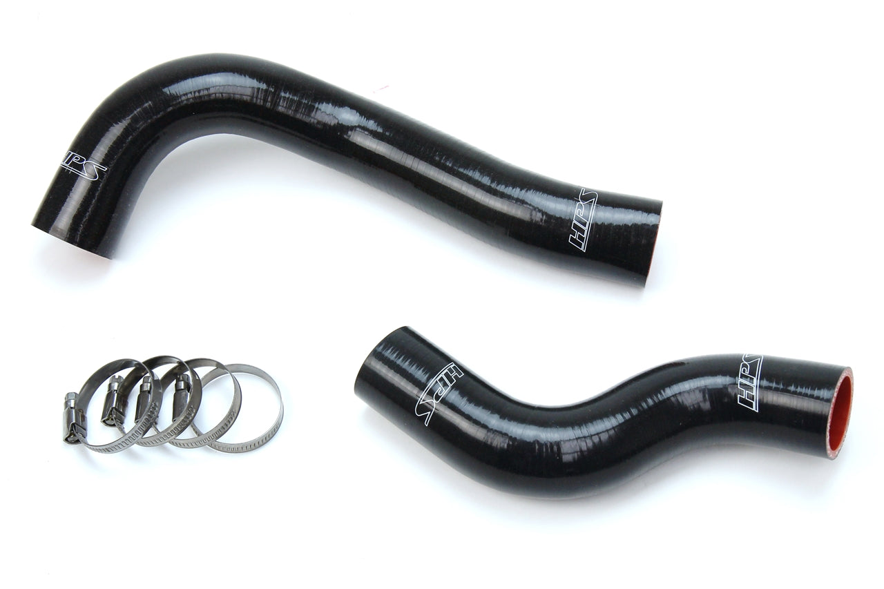 HPS Performance HPS Black Reinforced Silicone Radiator Hose Kit Coolant Lexus 15-18 RCF V8 5.0L