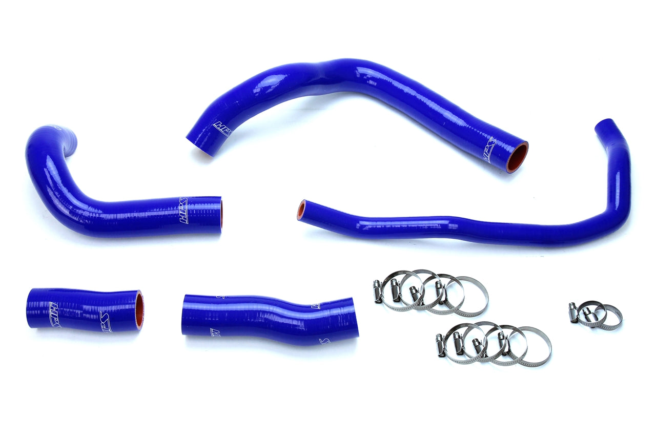 HPS Performance HPS Blue Reinforced Silicone Radiator Hose Kit Coolant Lexus 16-17 RC200t 2.0L Turbo