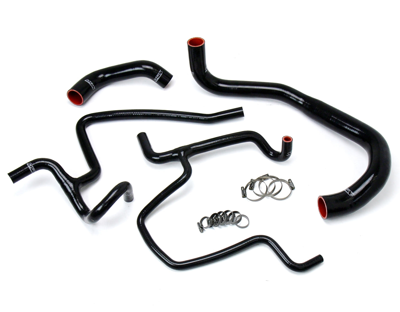 HPS Performance HPS Black Reinforced Silicone Radiator + Heater Hose Kit Coolant Dodge 11-18 Challenger 5.7L V8