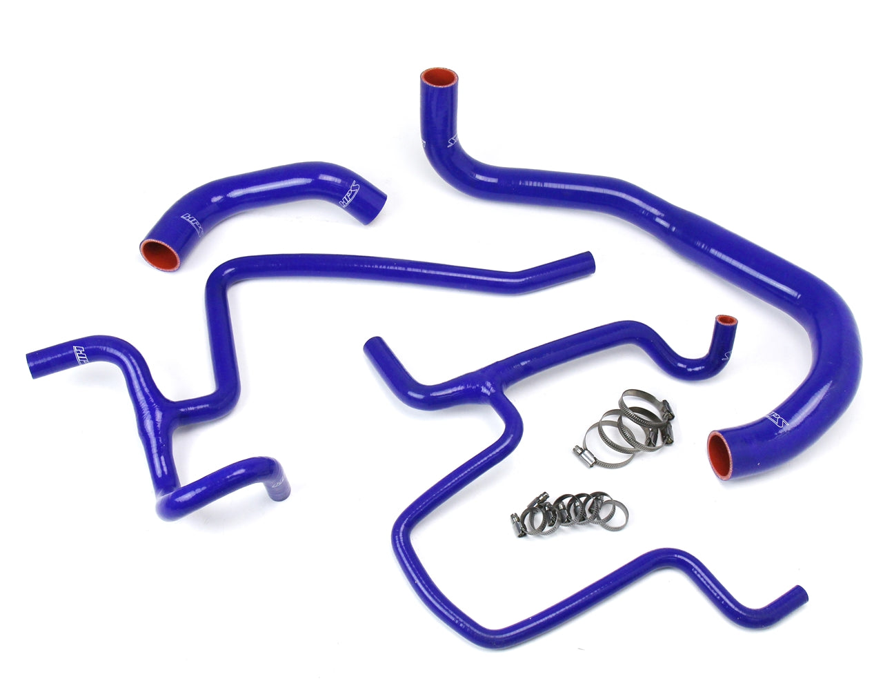 HPS Performance Products HPS Blue Reinforced Silicone Radiator + Heater Hose Kit Coolant Dodge 11-18 Challenger 5.7L V8
