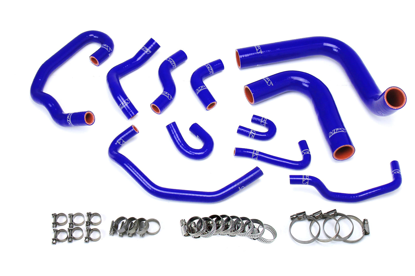 HPS Performance HPS Reinforced Blue Silicone Radiator + Heater Hose Kit Coolant Toyota 93-95 4Runner 3.0L V6 Left Hand Drive