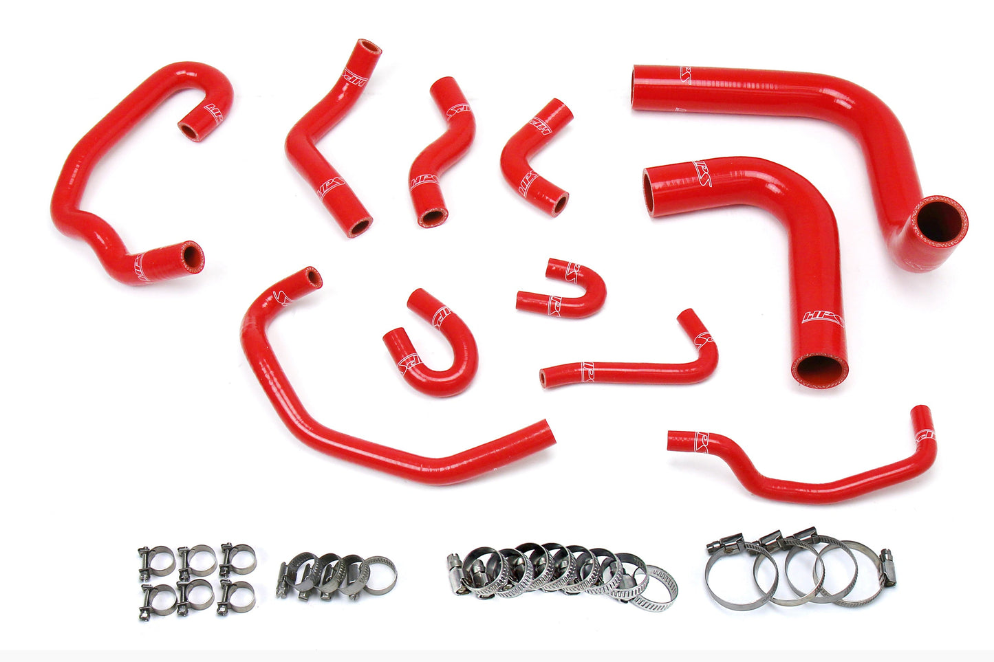HPS Performance HPS Reinforced Red Silicone Radiator + Heater Hose Kit Coolant Toyota 93-95 4Runner 3.0L V6 Left Hand Drive