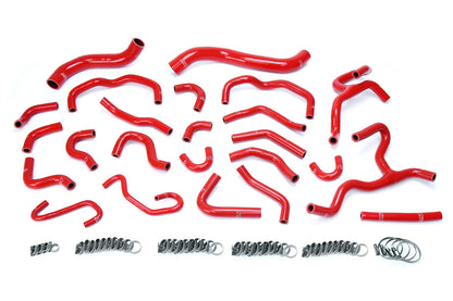 HPS Performance HPS Red Reinforced Silicone Radiator + Heater Hose Kit Coolant Lexus 08-16 LX570 5.7L V8