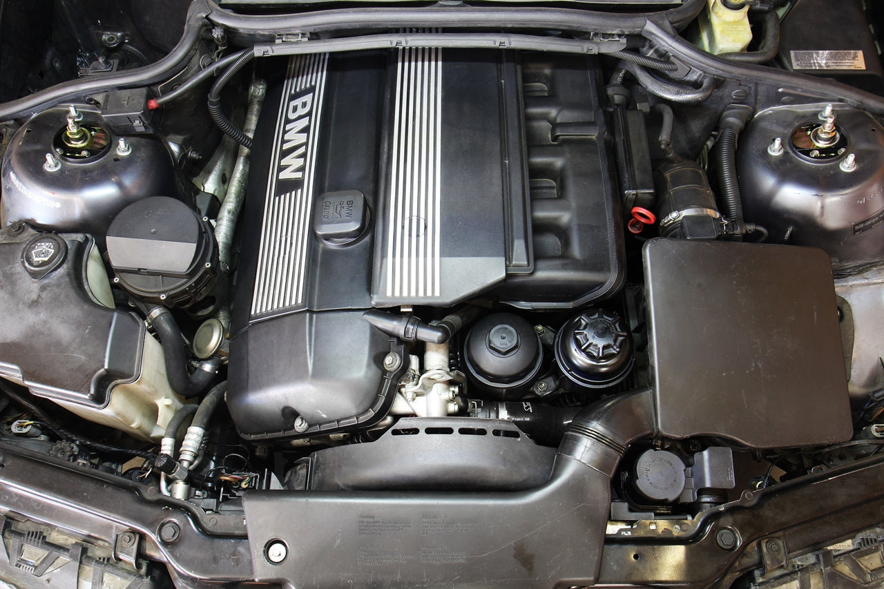 HPS Performance HPS Black Reinforced Silicone Radiator Hose Kit Coolant BMW 01-06 E46 330Ci M54 3.0L