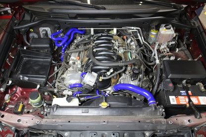 HPS Performance HPS Blue Reinforced Silicone Radiator + Heater Hose Kit Coolant Lexus 17-18 LX570 5.7L V8
