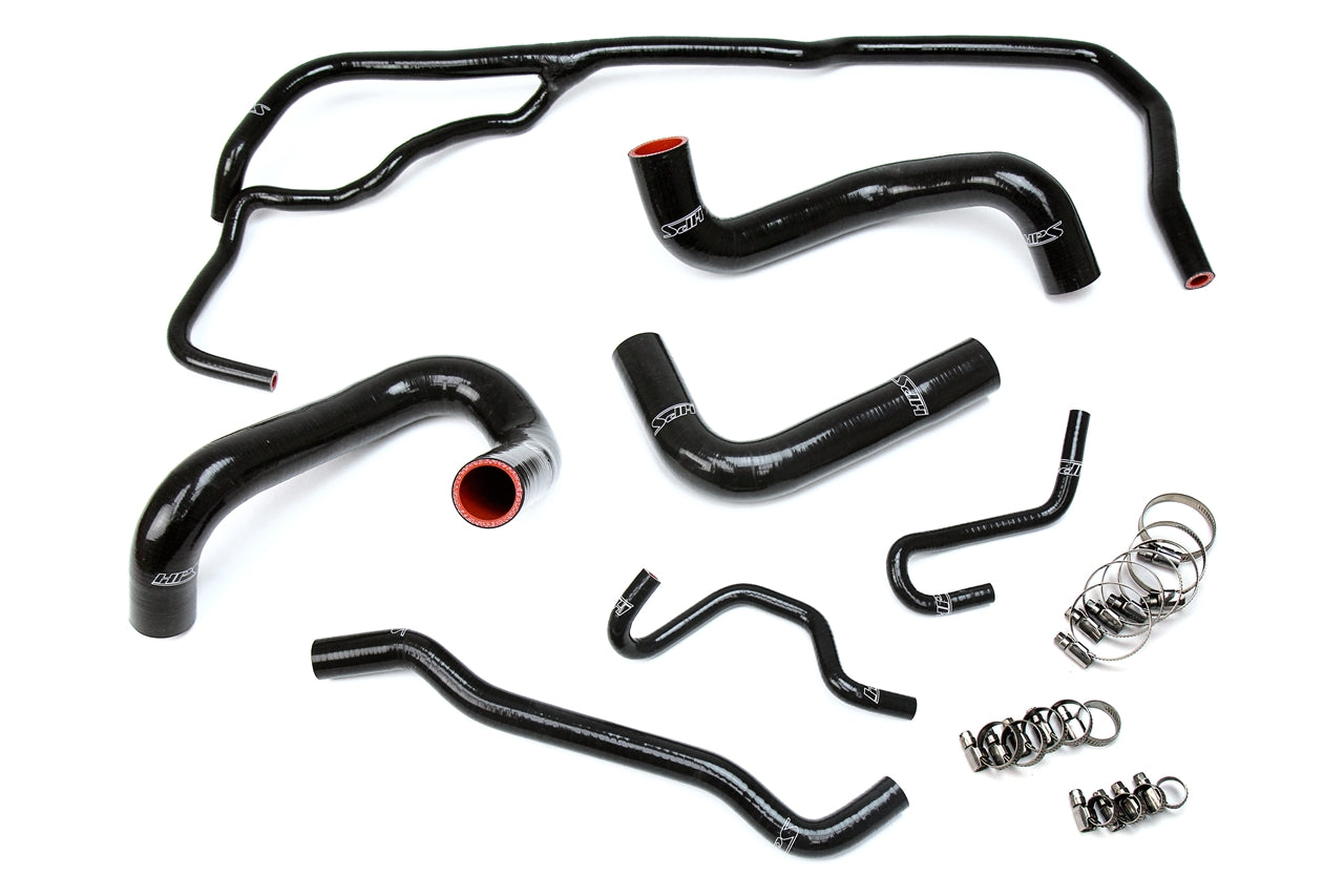 HPS Performance HPS Black Reinforced Silicone Radiator Hose Kit Coolant Scion 2016 iM 1.8L