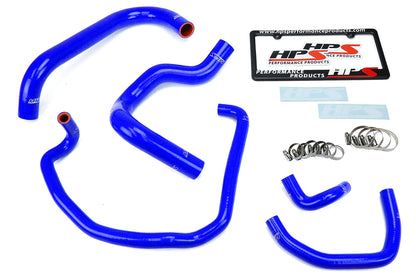 HPS Performance Products HPS Blue Reinforced Silicone Radiator + Heater Hose Kit Toyota 95-04 Tacoma 2.4L & 2.7L 4Cyl