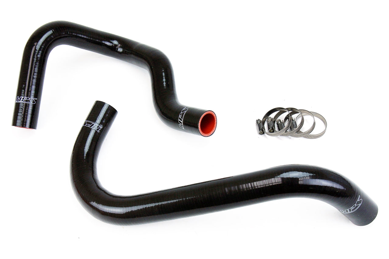 HPS Reinforced Black Silicone Radiator Hose Kit Coolant
