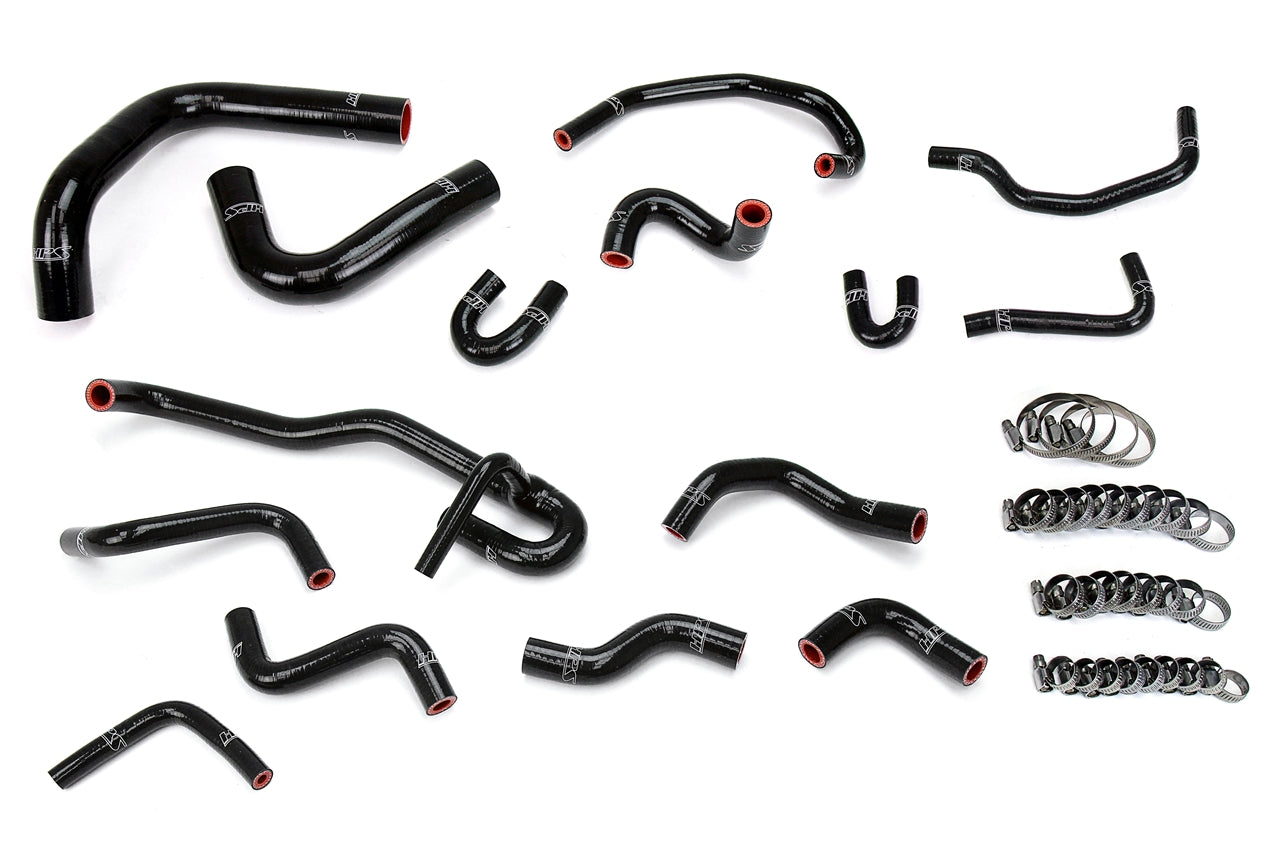 Silicone Radiator + Heater Coolant Hose Kit Toyota 1990 1991 4Runner 3.0L V6 with Rear Heater Left Hand Drive, 57-2191