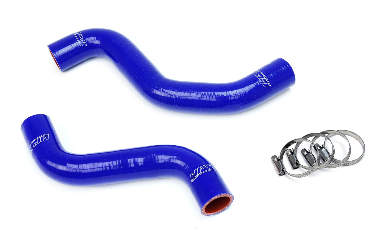 HPS Performance Products HPS Blue Reinforced Silicone Radiator Hose Kit Coolant Toyota 96-02 4Runner V6 3.4L Manual Trans.
