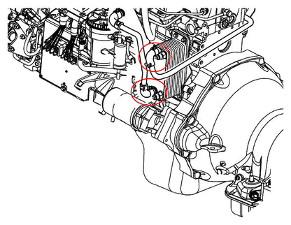 HPS Performance HPS Silicone Oil Cooler Coolant Elbow Hose Kit Dodge 2003-2006 Ram 3500 Pickup Cummins 5.9L Diesel, 57-2068