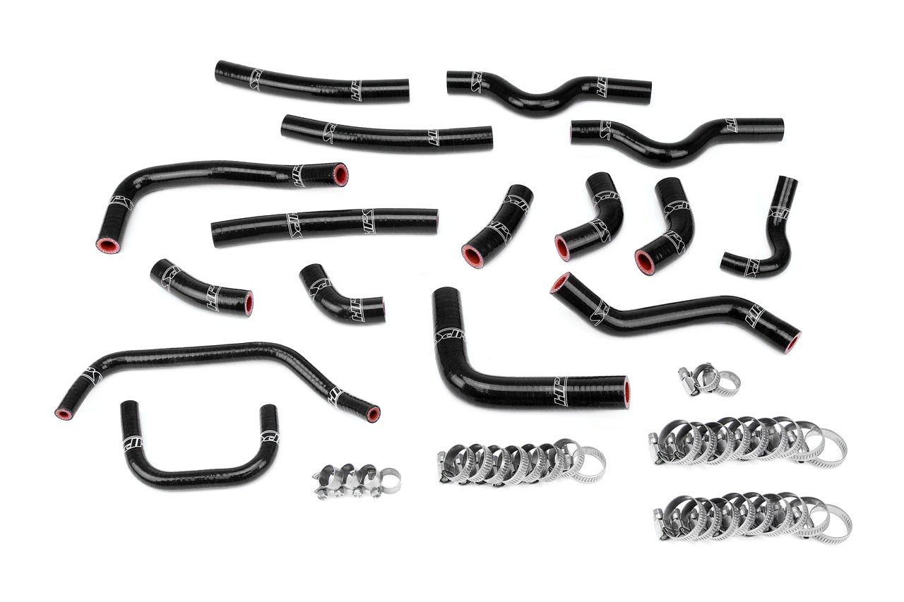 HPS Performance HPS Silicone Heater Coolant Hose Kit Complete 16pcs Set, Toyota 03-07 Land Cruiser 4.7L V8 J100, 57-1911