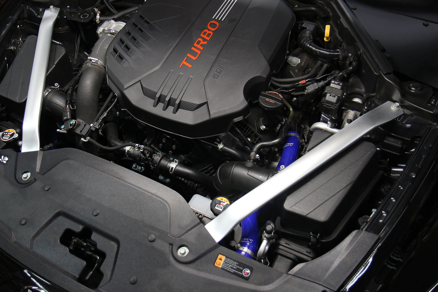 HPS Performance Products HPS Silicone Radiator Coolant Hose Kit 2019-2022 Genesis G70 3.3L V6 Twin Turbo, 57-1964