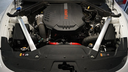 HPS Performance HPS Silicone Breather BOV Hose Kit 2018-2022 Kia Stinger 3.3T V6 Twin Turbo, 57-2045