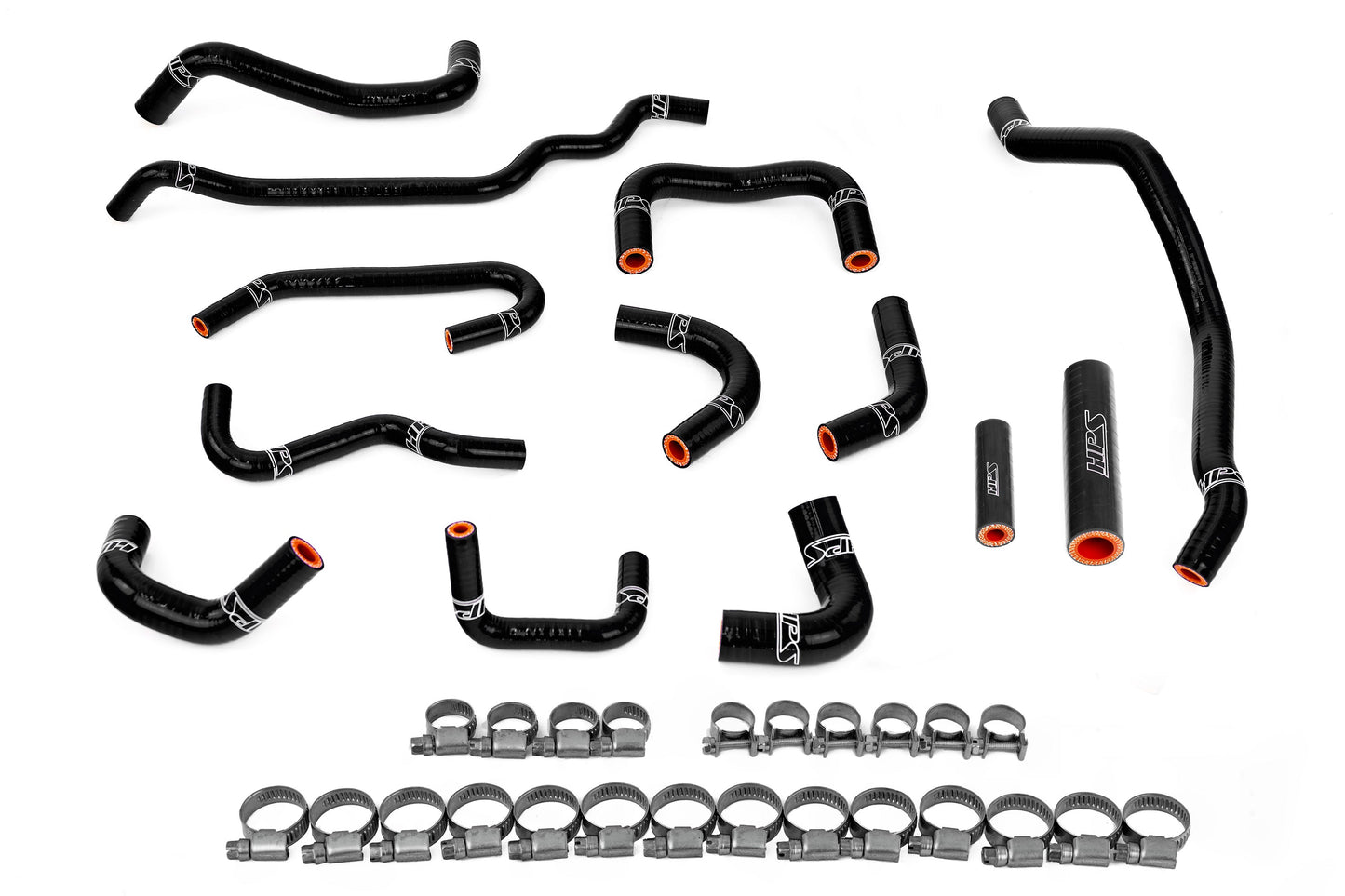 HPS Performance HPS Silicone Ancillary Coolant Hose Kit 2008-2014 Subaru Impreza WRX 2.5L Turbo Manual Trans, 57-2131A