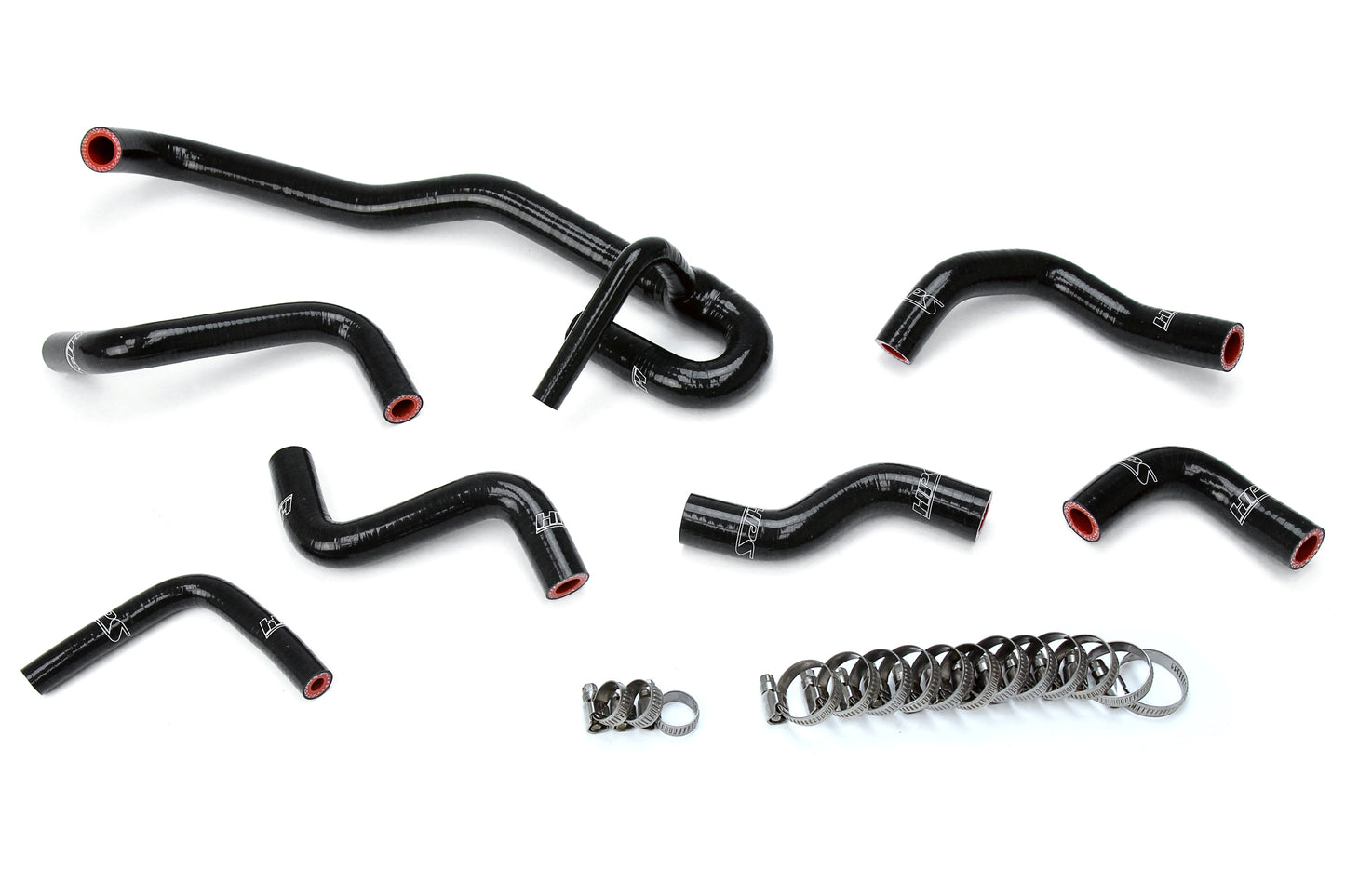 HPS Performance HPS Silicone Heater Coolant Hose Kit Toyota 1990-1991 4Runner 3.0L V6 with Rear Heater Left Hand Drive, 57-2190