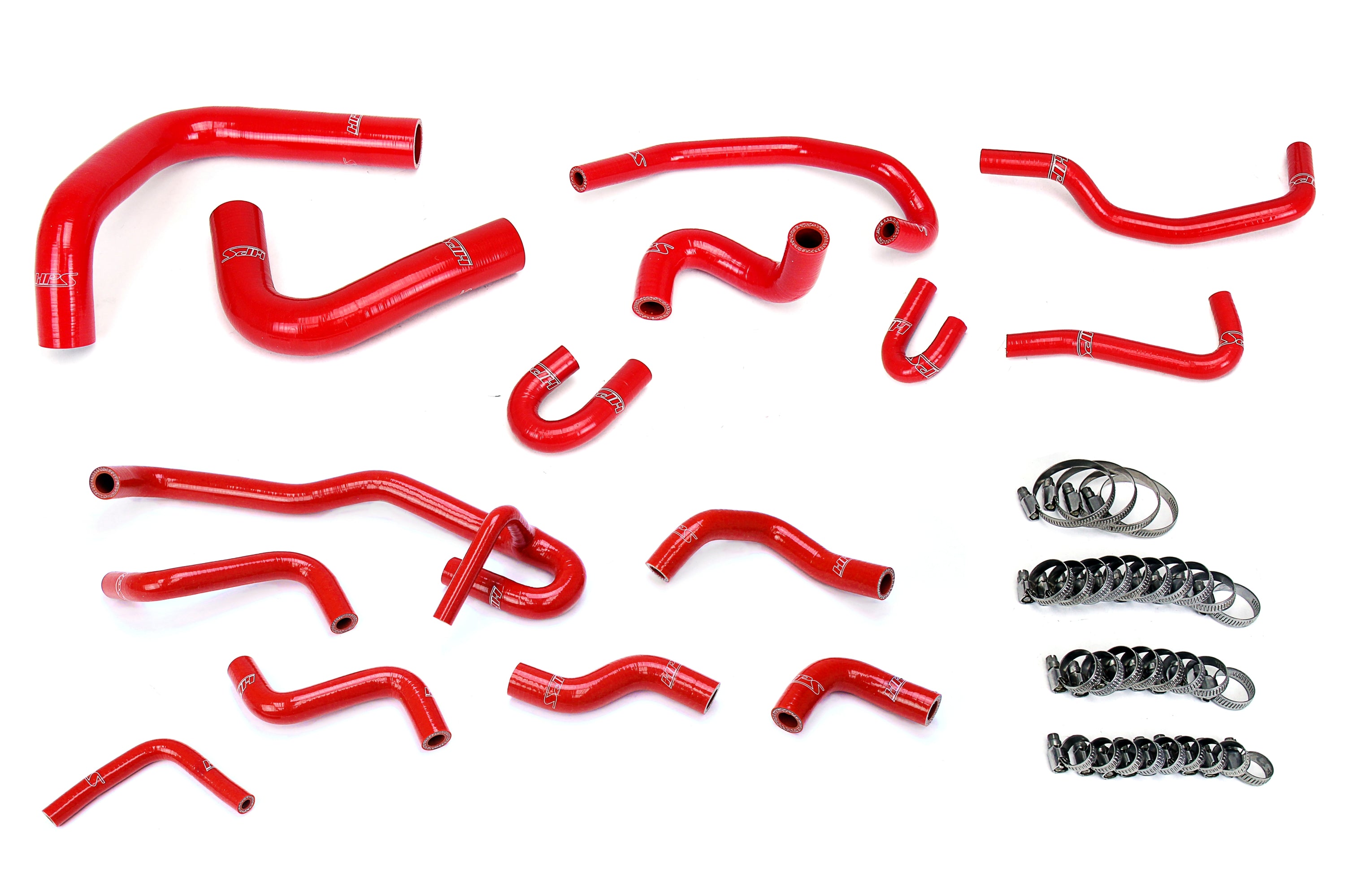 HPS Silicone Radiator + Heater Coolant Hose Kit Toyota 1990 1991 4Runner 3.0L V6 with Rear Heater Left Hand Drive, 57-2191