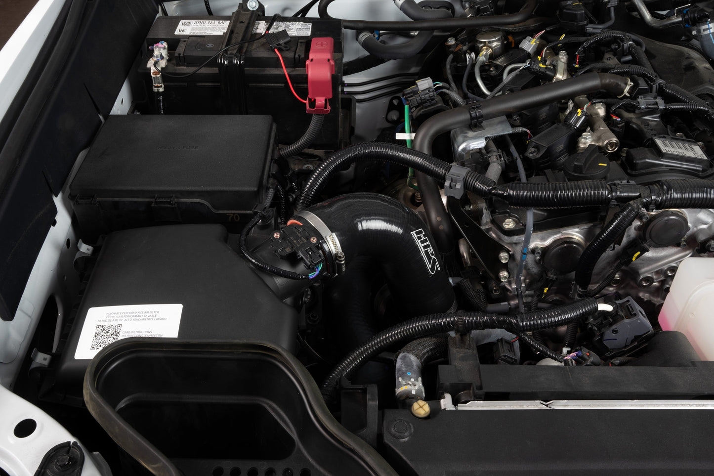 HPS Performance HPS Reinforced Silicone Post MAF Air Intake Hose Kit 2025 Toyota 4Runner 2.4L Turbo, 57-2207