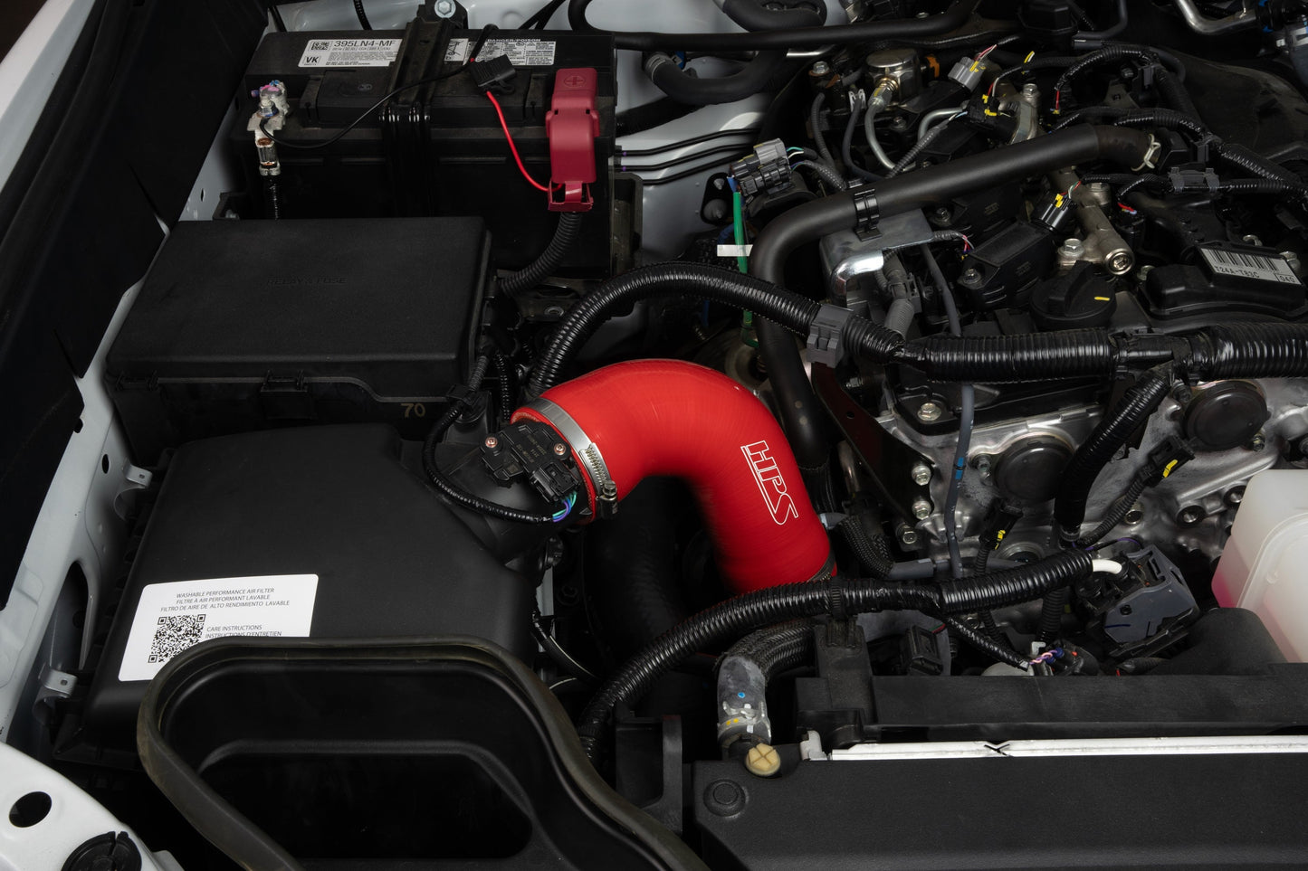 HPS Performance HPS Reinforced Silicone Post MAF Air Intake Hose Kit 2025 Toyota 4Runner 2.4L Turbo, 57-2207