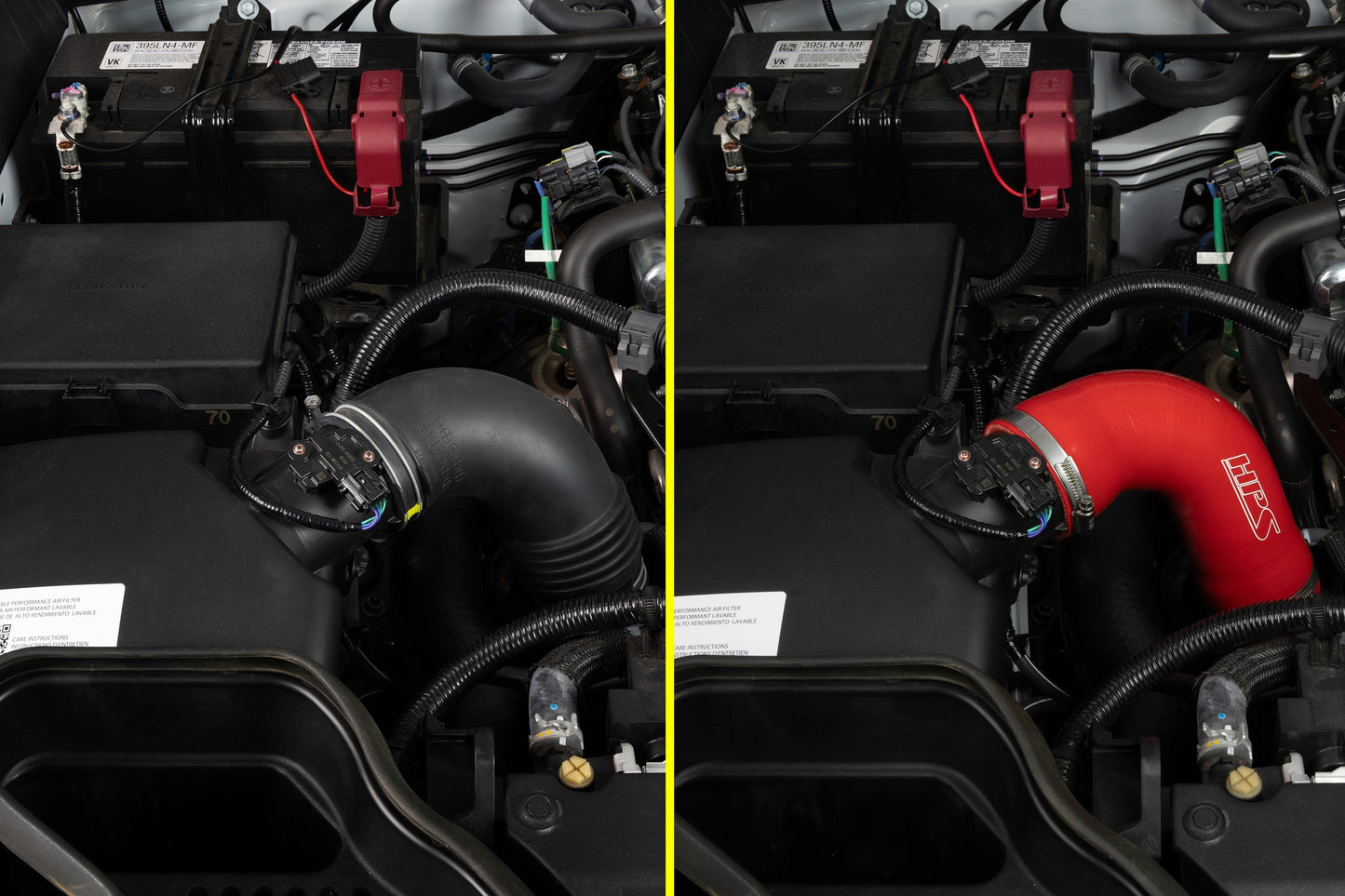 HPS Performance HPS Reinforced Silicone Post MAF Air Intake Hose Kit 2024-2025 Toyota Tacoma 2.4L Turbo, 57-2207
