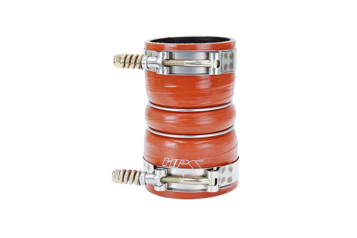 HPS Performance HPS Silicone Intercooler Boot Hose with Clamps, Orange, , replace OEM part # 6C34-6C640-BA, 6C3Z-6C640-B, 8C3Z-6W651-A, 6C3Z-6C640-B, 3C34-6C640-CA 57-2226
