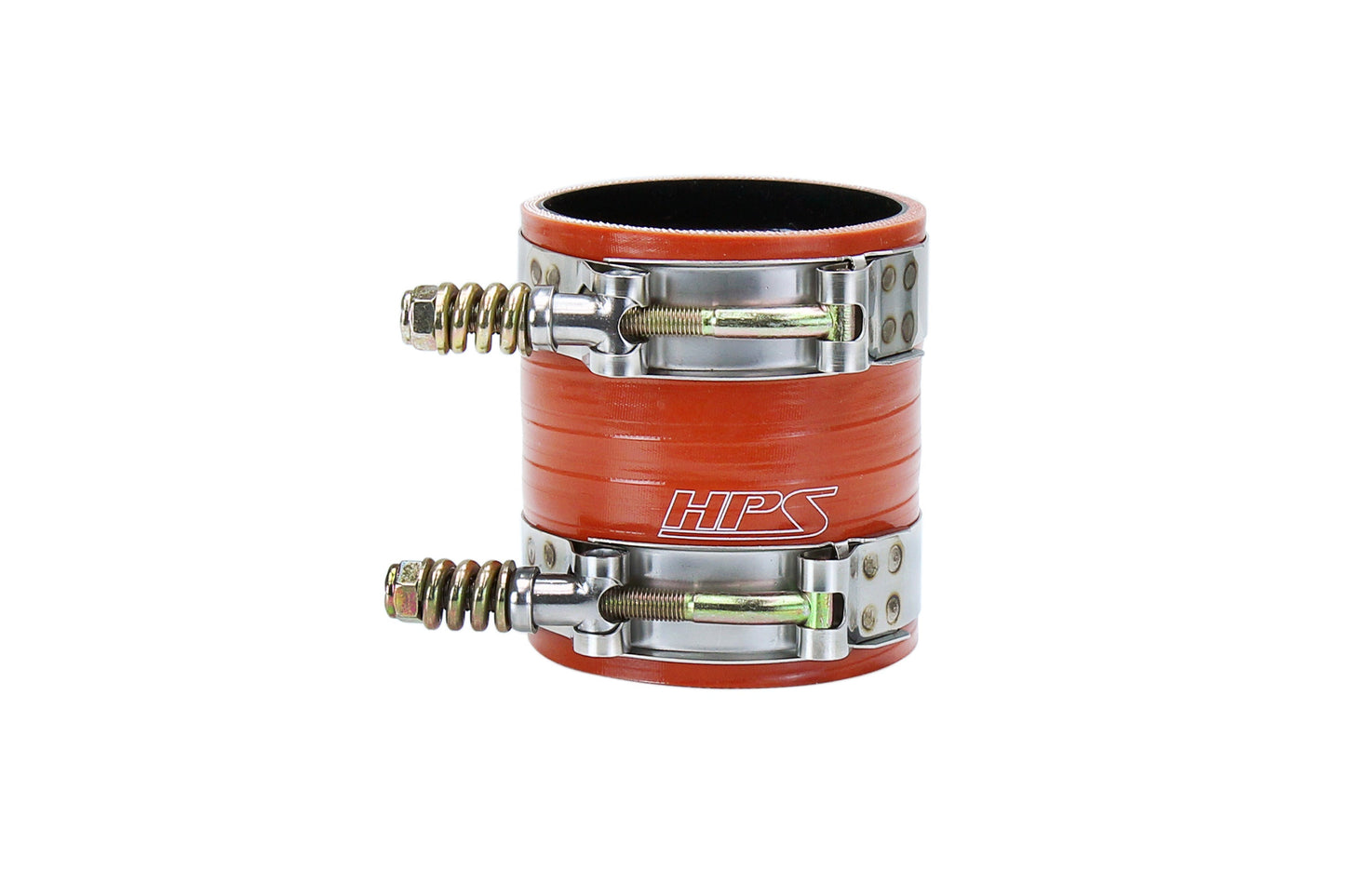 HPS Performance HPS Silicone Intercooler Boot Hose with Clamps, Orange, , replace OEM part # 8C3Z-6W651-A, 8C3Z-6N650-A 57-2235