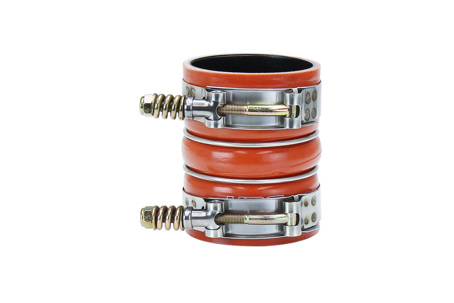 HPS Performance HPS Silicone Intercooler Boot Hose with Clamps, Orange, , replace OEM part # 8C3Z-6N651-A 57-2236