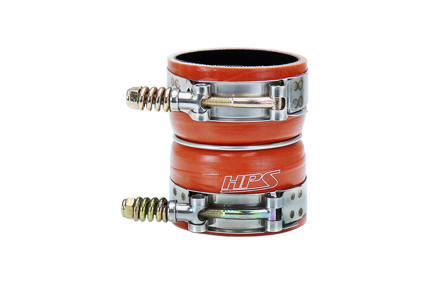 HPS Performance HPS Silicone Intercooler Boot Hose with Clamps, Orange, , replace OEM part # 8C3Z-6N650-A, 8C3Z-6W650-A 57-2237